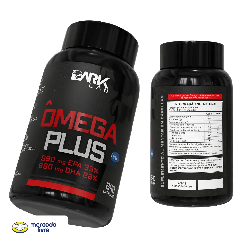 Omega Plus 240 Caps Dark Lab